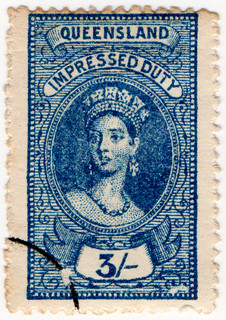 (09) 3/- Blue