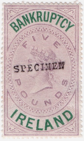 (14) £5 Lilac & Green (1882)