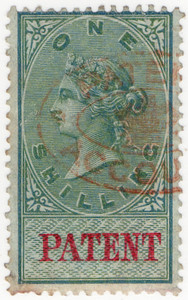 (22) 1/- Green & Carmine (1872)