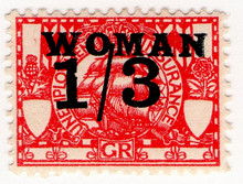 (54) 1/3d Red & Black (1921)