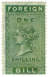 (90) 1/- Green (1872)