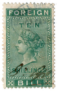 (95) 10/- Green (1872)