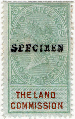 (02) 2/6d Green & Brown (1884)