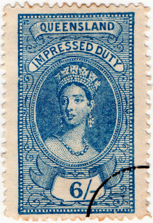 (12) 6/- Blue