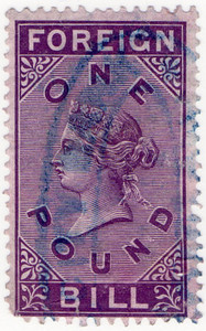 (97) £1 Lilac (1872)