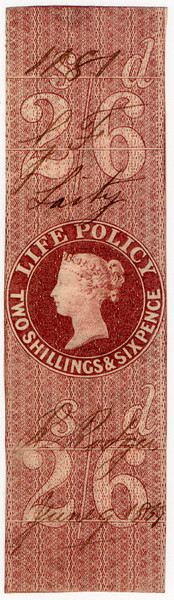 (05) 2/6d Red-Brown (1854)