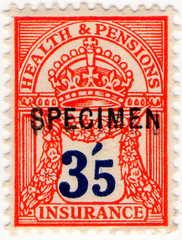 (95) 3/5d Orange & Blue (1939)