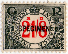 (147) 21/8d Black & Red (1931)