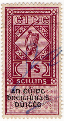 (10) 1/- Purple & Black (1945)