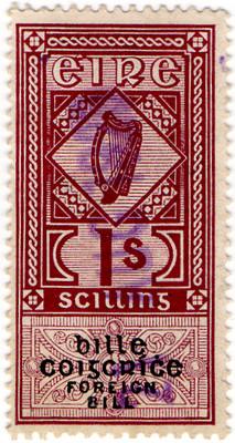 (36) 1/- Purple & Black (1951)