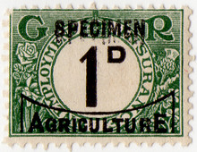 (un) 1d Green & Black (1936)