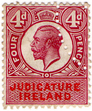 (65) 4d Violet & Red (1912)