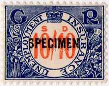 (135) 10/10d Blue & Orange (1931)