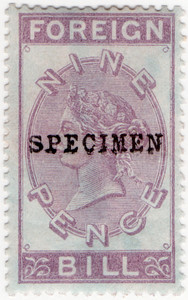 (106) 9d Lilac (1881)