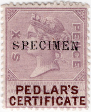 Pedlar's Certificate