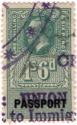 (08) 1/6d Green & Black (1921)