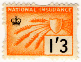 (280) 1/3d Orange & Black (1967)