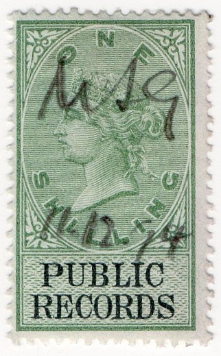 (21) 1/- Green & Black (1881)