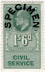 (39) 1/6d Green & Green (1902)