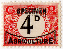 (03) 4d Red & Black (1936)