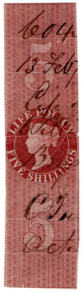 (23) 5/- Red-Brown (1865)