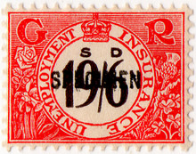 (145) 19/6d Red & Sepia (1931)
