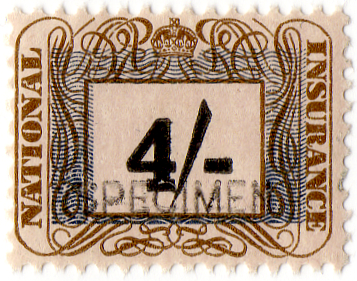 (un) 4/- Brown & Black (1948)