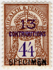 (un) 4/4d Brown & Purple (1945)