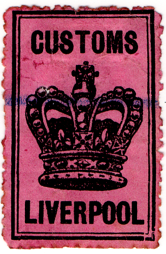 Customs Label - Liverpool
