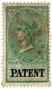 (28) 1/- Green & Black (1879)