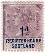 (35) 1d Lilac & Blue (1897)