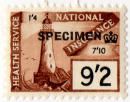 (un) 9/2d Brown & Black (1961)