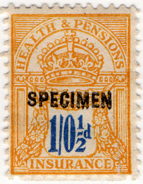 (59) 1/0½d Brown & Blue (1941)