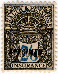 (19) 2/8d Dark Grey & Blue (1926)