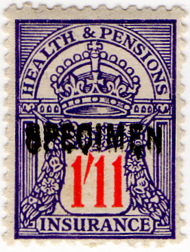 (80) 1/11d Violet & Scarlet (1925)