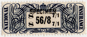 (19) 56/8d Blue & Black (1948)