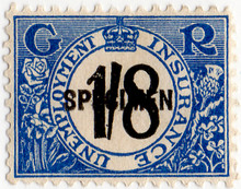 (187) 1/8d Blue & Black (1931)