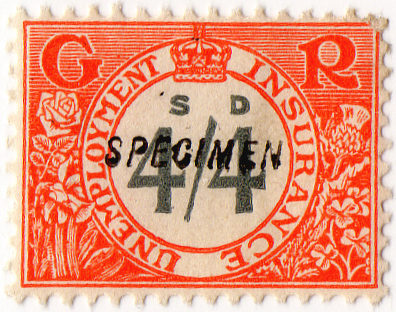 (un) 4/4d Orange & Grey (1931)