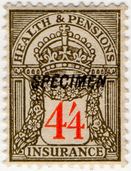 (100) 4/4d Olive & Orange (1939)