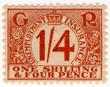 (166) 1/4d Brown (1932)