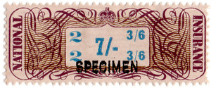 (01a) 7/- Brown & Blue (1948)