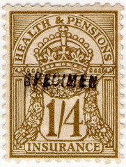 (un) 1/4d Bistre (1940)