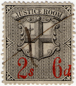 (15) 2/6d Black & Red (1888)