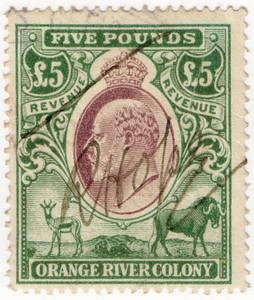(111) £5 Green & Violet (1903)