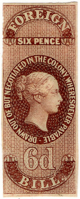 (04) 6d Purple-Brown (1862)