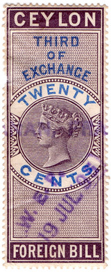 (20) 20c Purple & Blue (1874)