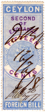 (19) 15c Blue & Lilac (1874)