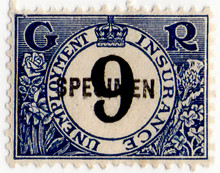 (183) 9d Blue & Black (1931)
