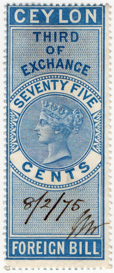 (26) 75c Blue (1874)