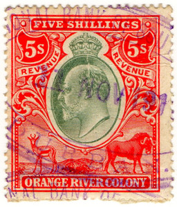 (105) 5/- Red & Green (1903)